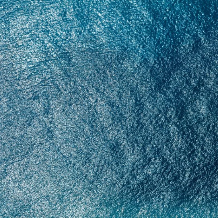 ocean aerial small waves