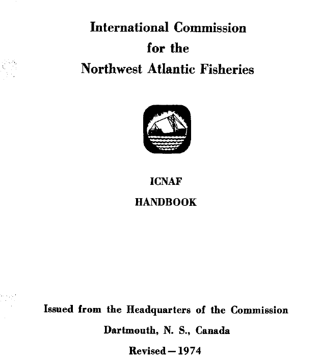 ICNAF Handbook 1974